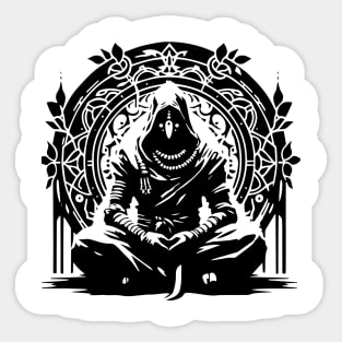 Meditating Sage Sticker